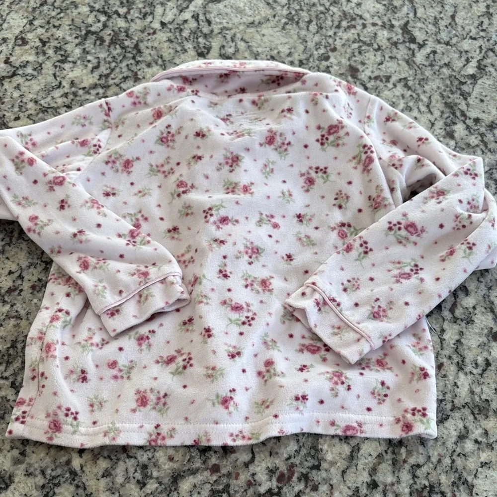 Laura Ashley Kids Light Pink Floral Pajama Set